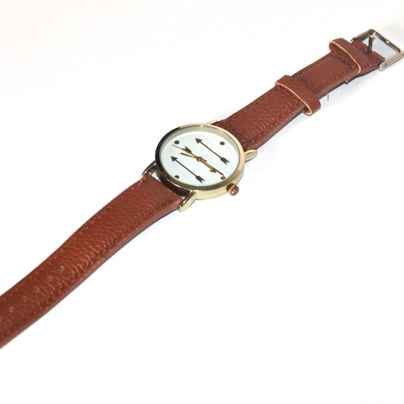 Francesca Arrow Faux Leather Watch - Picture 3 of 7